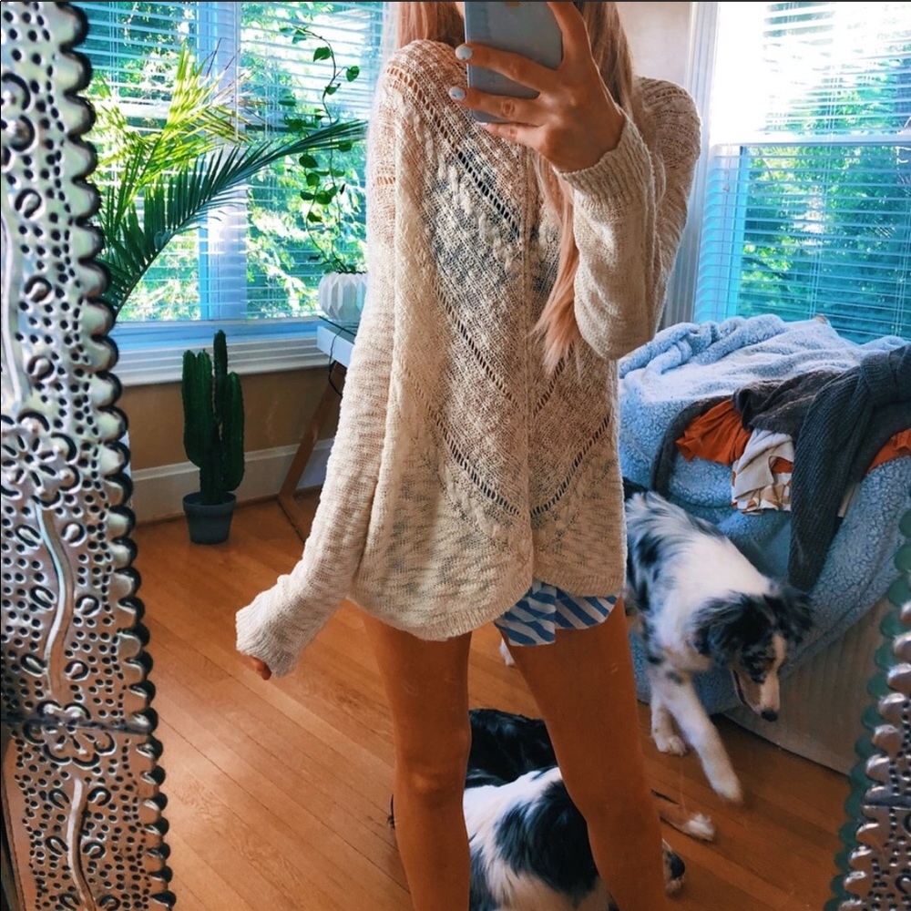 Egyptian Dazey Beachy Pullover Knit Sweater